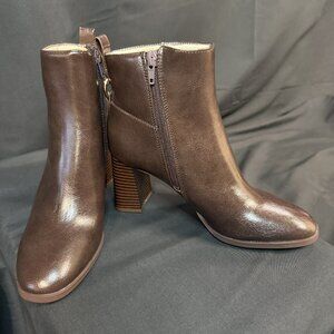 New Brown Leather Ankle Boots | Minimalist Neutral Booties